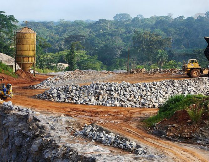 Carrières minières de Bangou